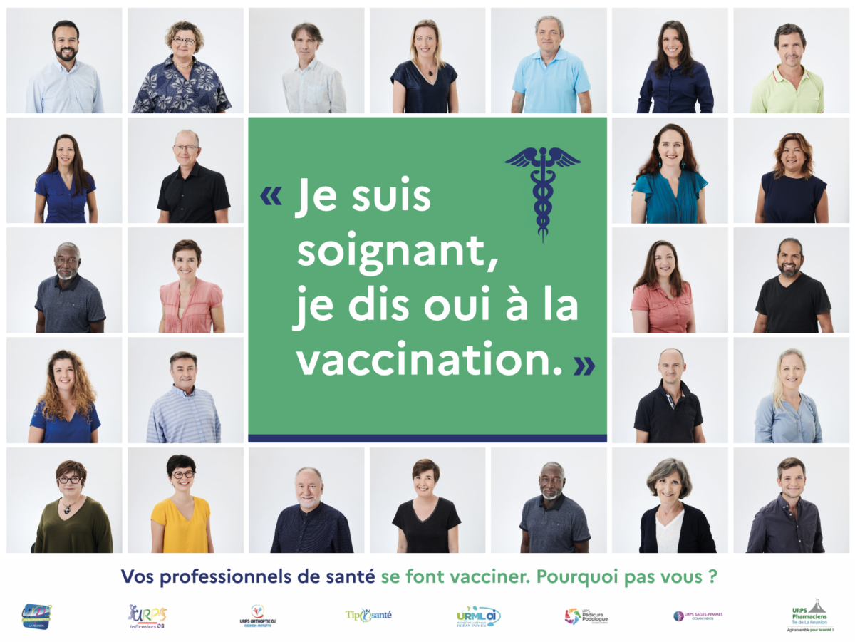 Campagne de communication : Je suis soignant, je dis oui à la vaccination !
